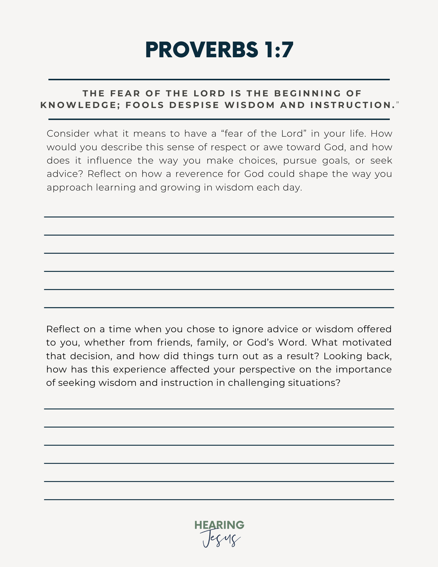 Wisdom: Daily Reflections from the Book of Proverbs