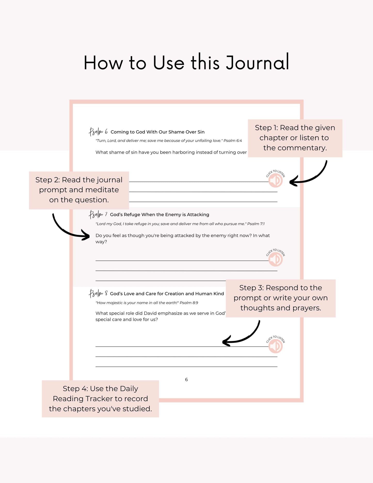 Psalms 51-100 Guided Journal