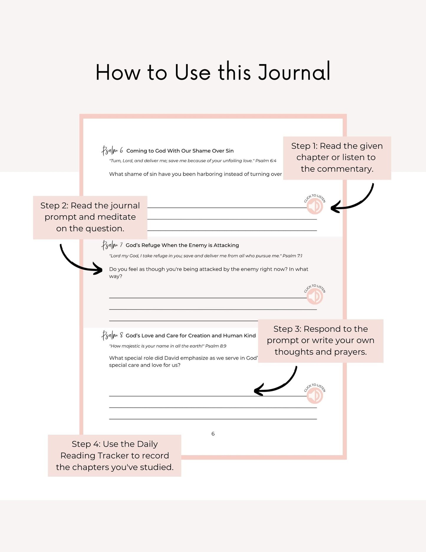 Psalms 1-50 Guided Journal